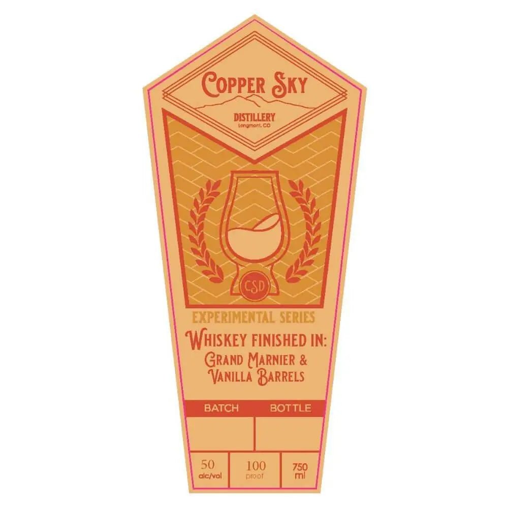 Copper Sky Grand Marnier &amp; Vanilla Barrel Finished Whiskey - Main Street Liquor