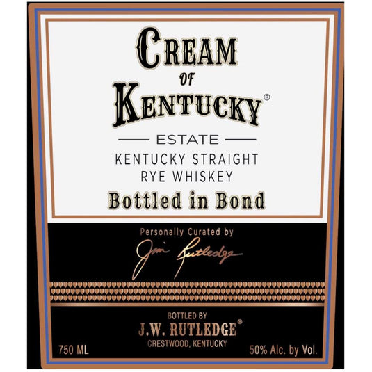 Cream of Kentucky Bottled in Bond Kentucky Straight Rye - Main Street Liquor