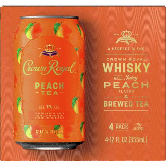 Crown Royal Peach Tea Canned Cocktail - Main Street Liquor