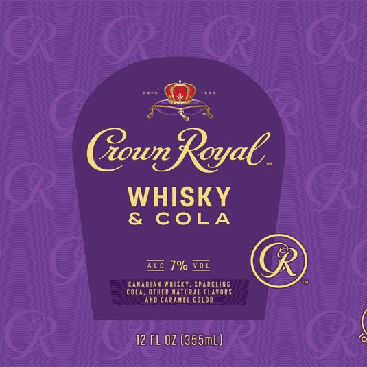 Crown Royal Whisky & Cola - Main Street Liquor