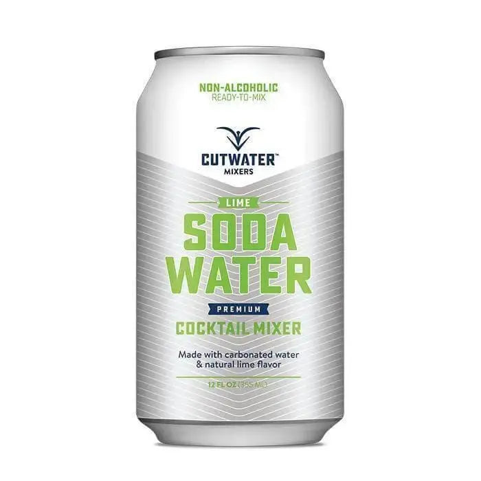 Cutwater Spirits Lime Soda Water Mixer (4 Pack – 12 Ounce Cans) - Main Street Liquor