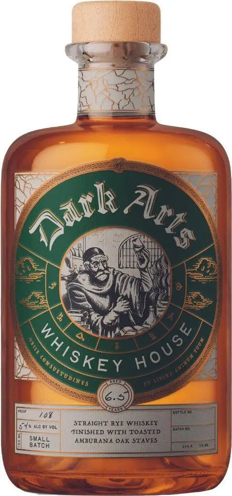 Dark Arts Whiskey House Amburana Oak Staves Straight Rye Whiskey 750ml - Main Street Liquor