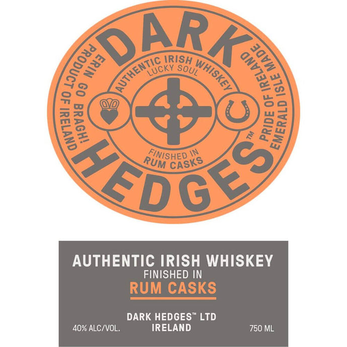 Dark Hedges Irish Whiskey Finished in Rum Casks - Main Street Liquor