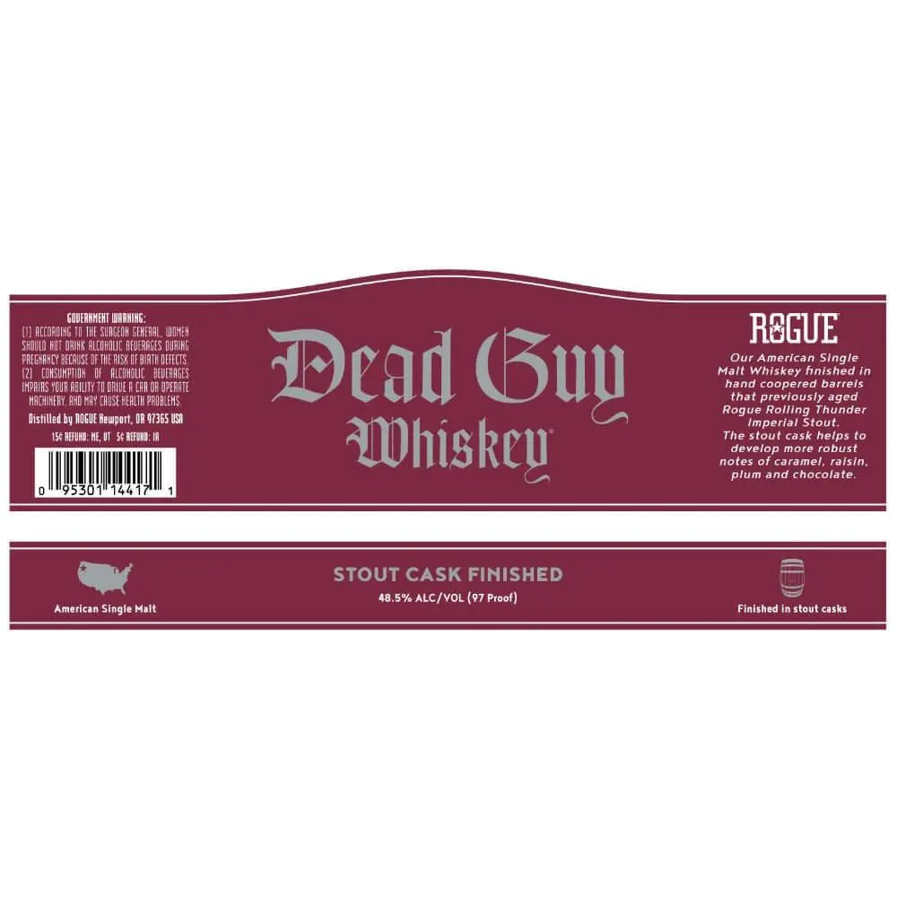 Dead Guy Stout Cask Finished Whiskey - Main Street Liquor