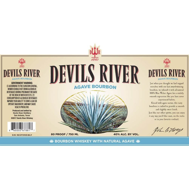 Load image into Gallery viewer, Devils River Agave Bourbon - Main Street Liquor
