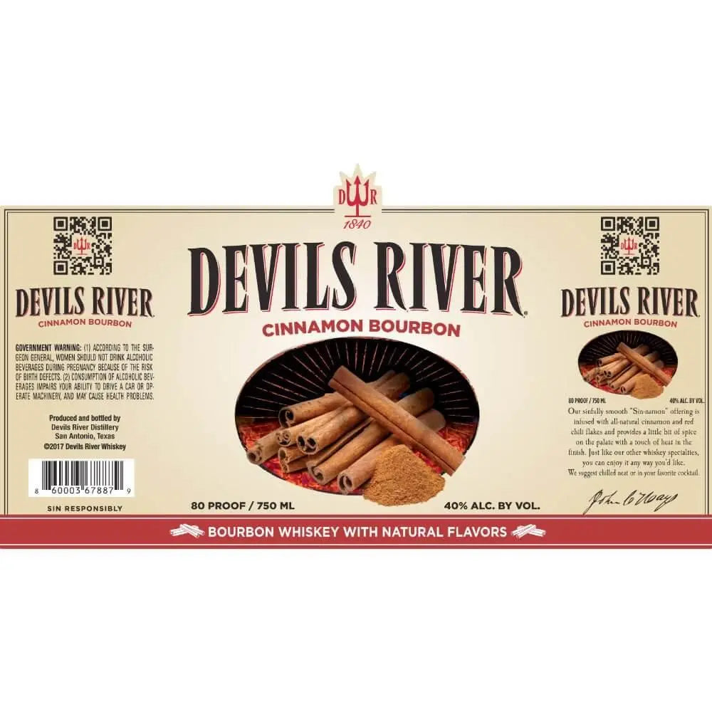 Devils River Cinnamon Bourbon - Main Street Liquor