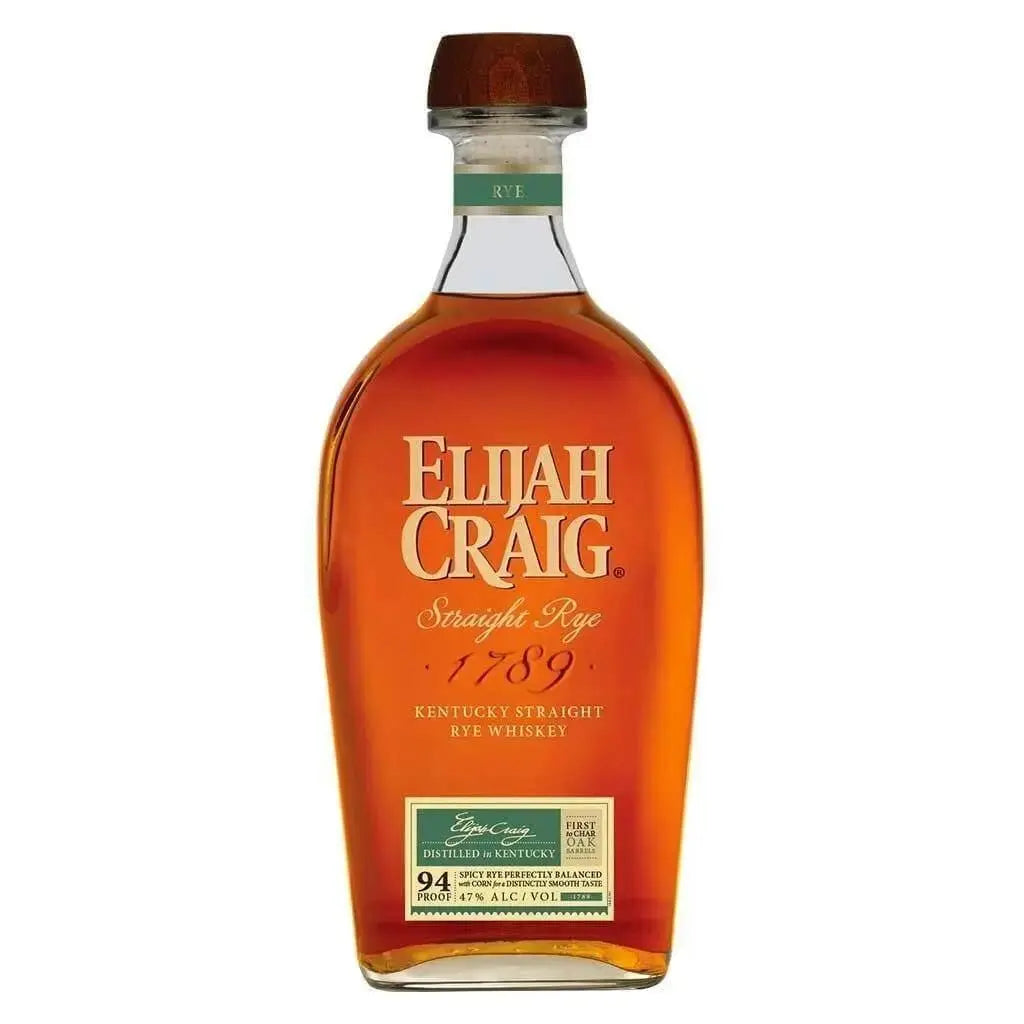Elijah Craig Straight Rye Whiskey - Main Street Liquor