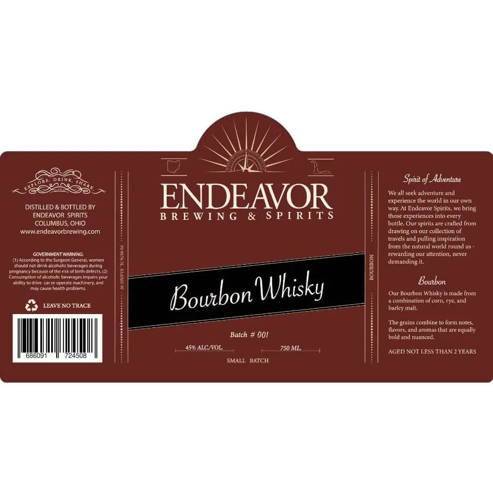 Endeavor Brewing &amp; Spirits Bourbon - Main Street Liquor