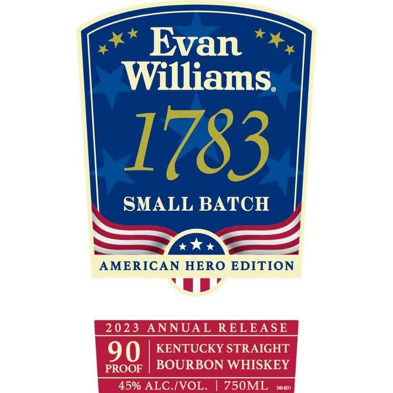 Load image into Gallery viewer, Evan Williams 1783 American Hero Edition 2023 Release 750ml - Main Street Liquor
