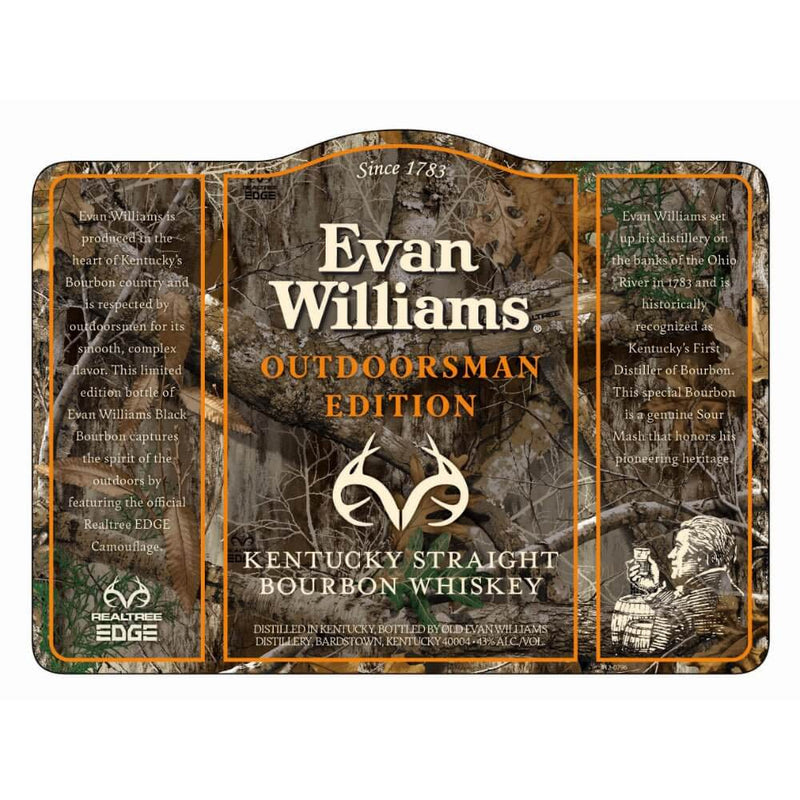 Load image into Gallery viewer, Evan Williams Outdoorsman Edition Limited Edition W/ Realtree EDGE Camouflage 1.75 Liter - Main Street Liquor
