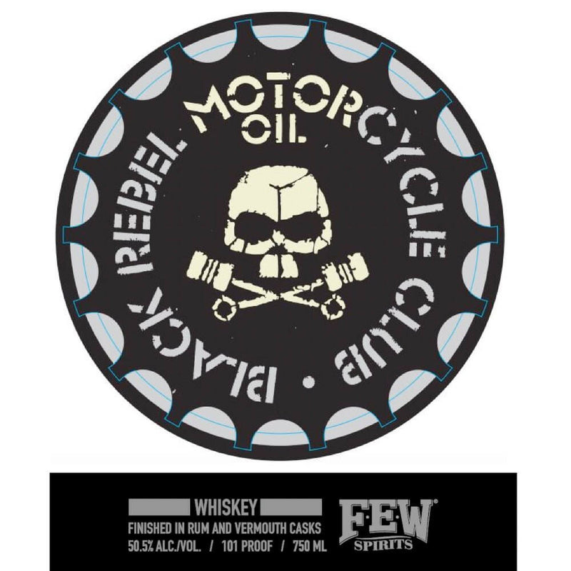 Load image into Gallery viewer, FEW Motor Oil Black Rebel Motorcycle Club Whiskey - Main Street Liquor
