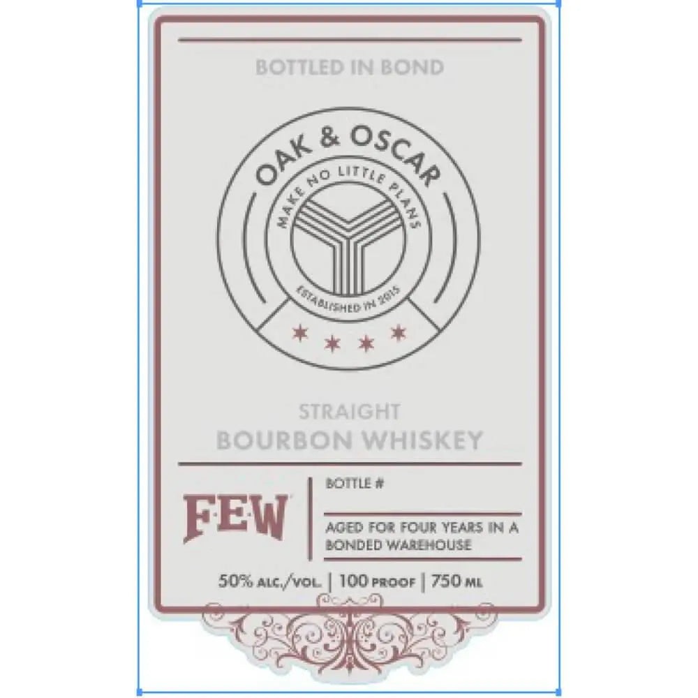 FEW Oak & Oscar Bottled in Bond Straight Bourbon - Main Street Liquor