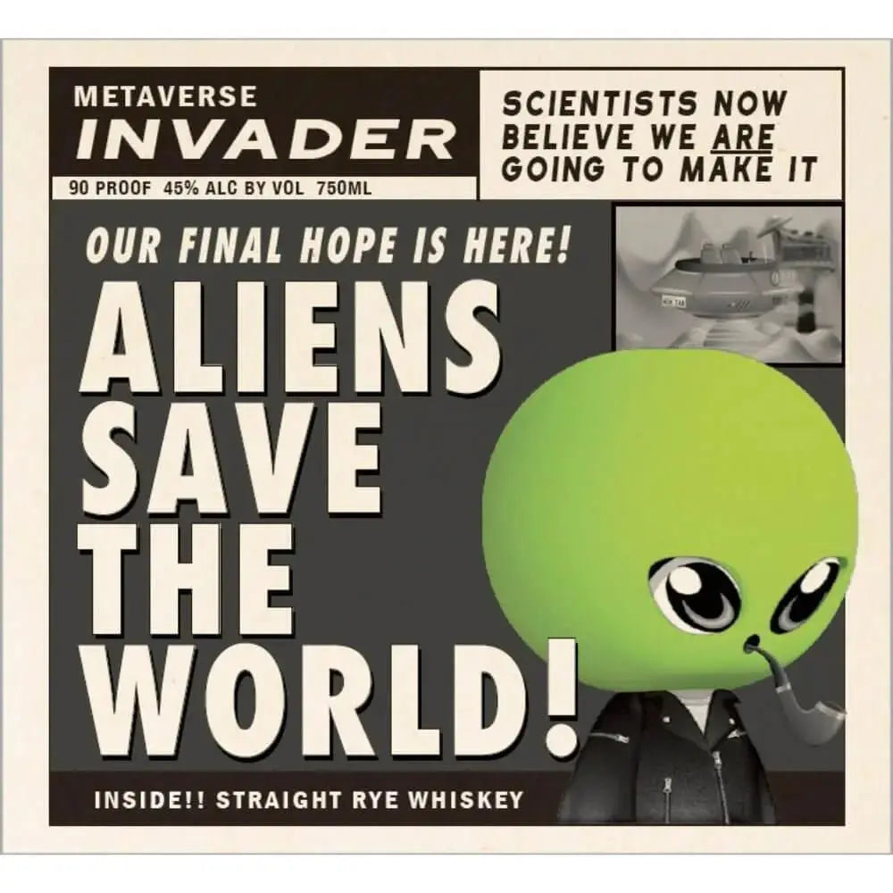 Five &amp; 20 Spirits Aliens Save the World Straight Rye - Main Street Liquor