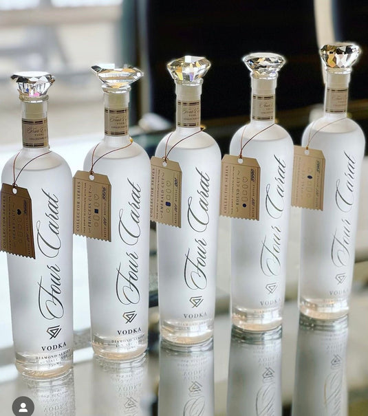 Four Carat Vodka Collectors Edition With Diamond Cut Closure - Main Street Liquor