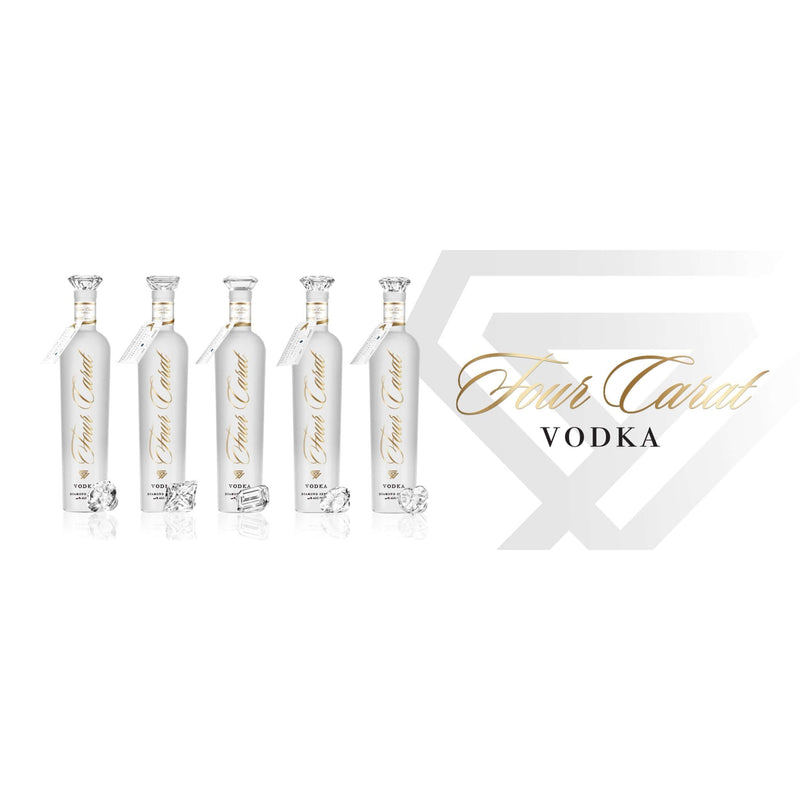 Load image into Gallery viewer, Four Carat Vodka Collectors Edition With Diamond Cut Closure (Full Set) - Main Street Liquor
