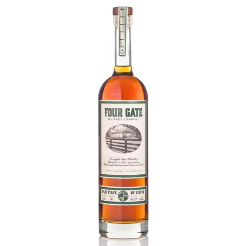 Four Gate Split Stave By Kelvin Rye Whiskey Batch 10 - Main Street Liquor
