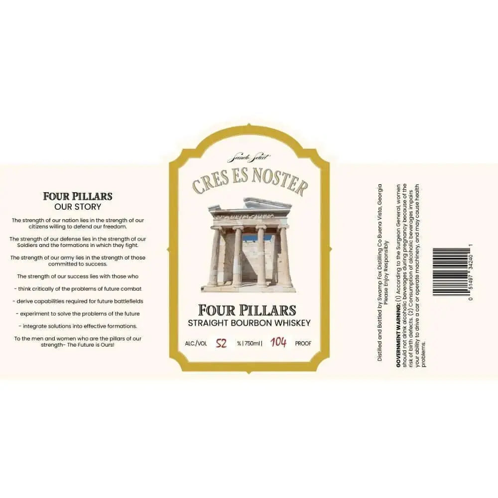 Four Pillars Straight Bourbon Whiskey - Main Street Liquor
