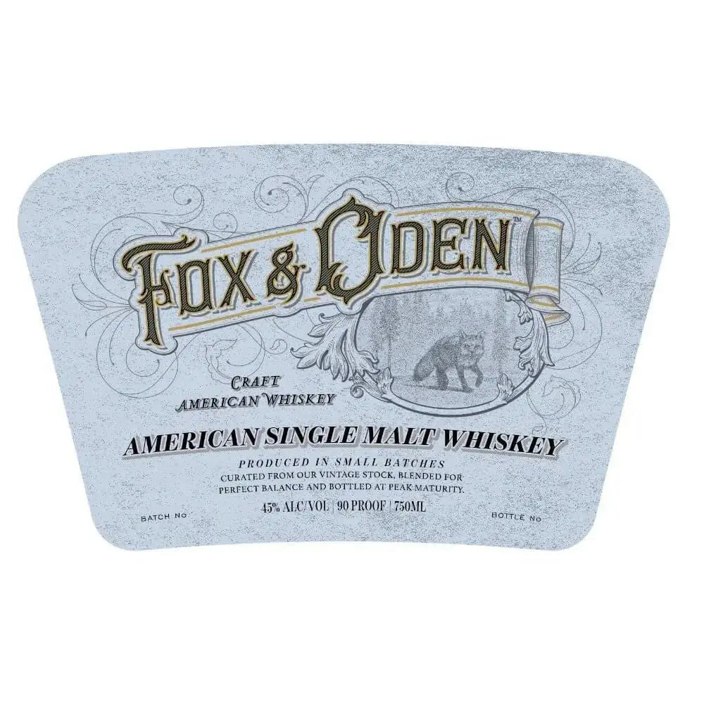 Fox & Oden American Single Malt Whiskey - Main Street Liquor