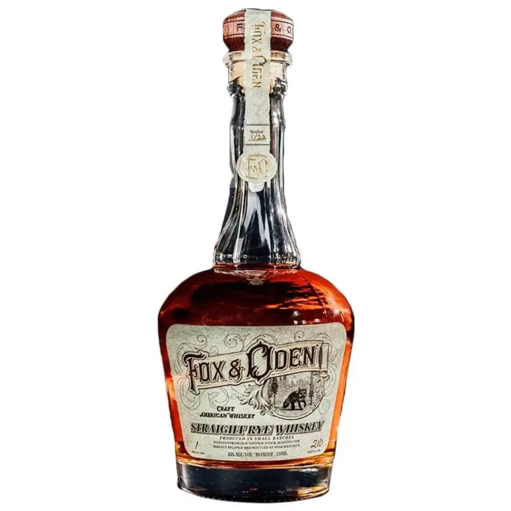Fox &amp; Oden Straight Rye Whiskey - Main Street Liquor