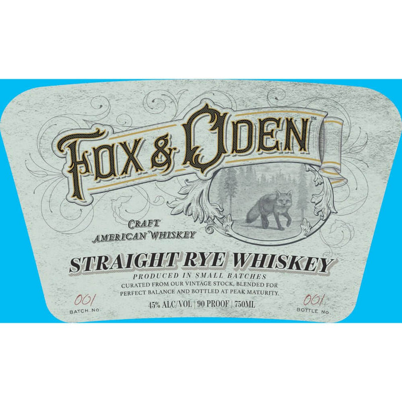 Load image into Gallery viewer, Fox &amp; Oden Straight Rye Whiskey - Main Street Liquor
