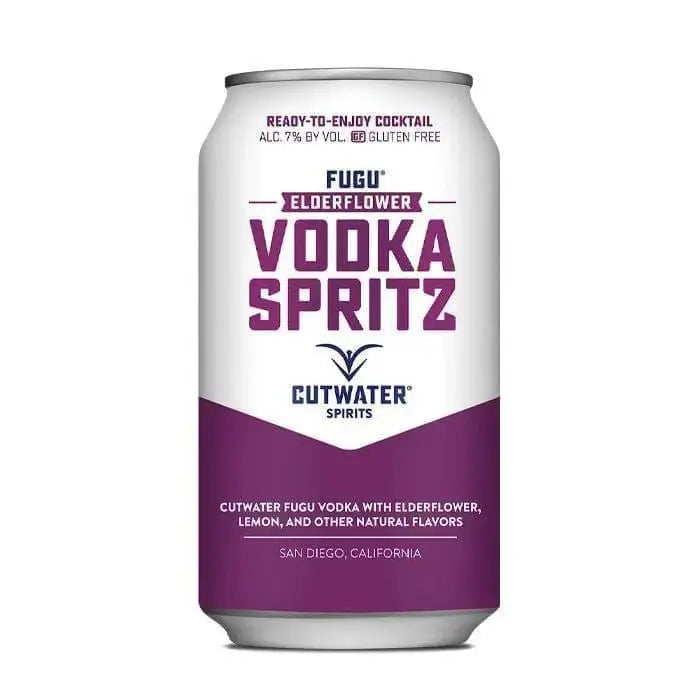 Fugu Elderflower Vodka Spritz (4 Pack - 12 Ounce Cans) - Main Street Liquor