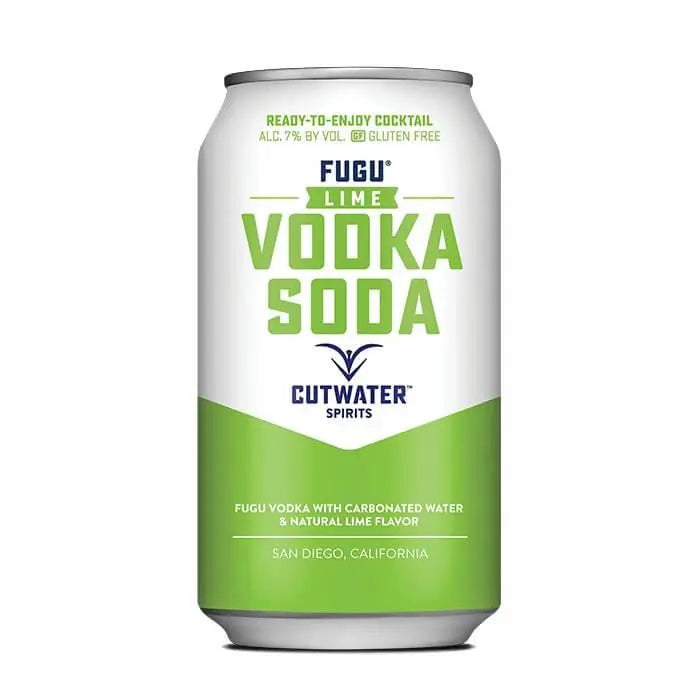Fugu Lime Vodka Soda (4 Pack - 12 Ounce Cans) - Main Street Liquor