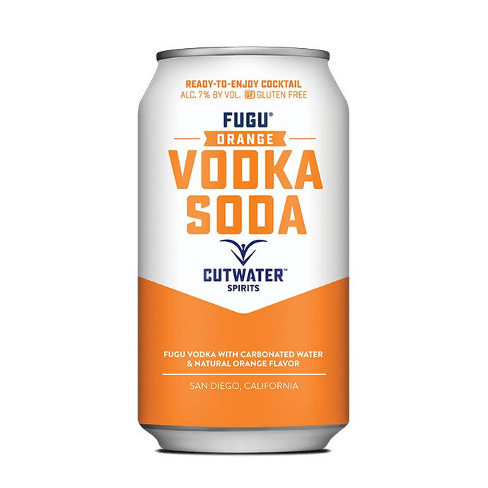 Fugu Orange Vodka Soda (4 Pack - 12 Ounce Cans) - Main Street Liquor