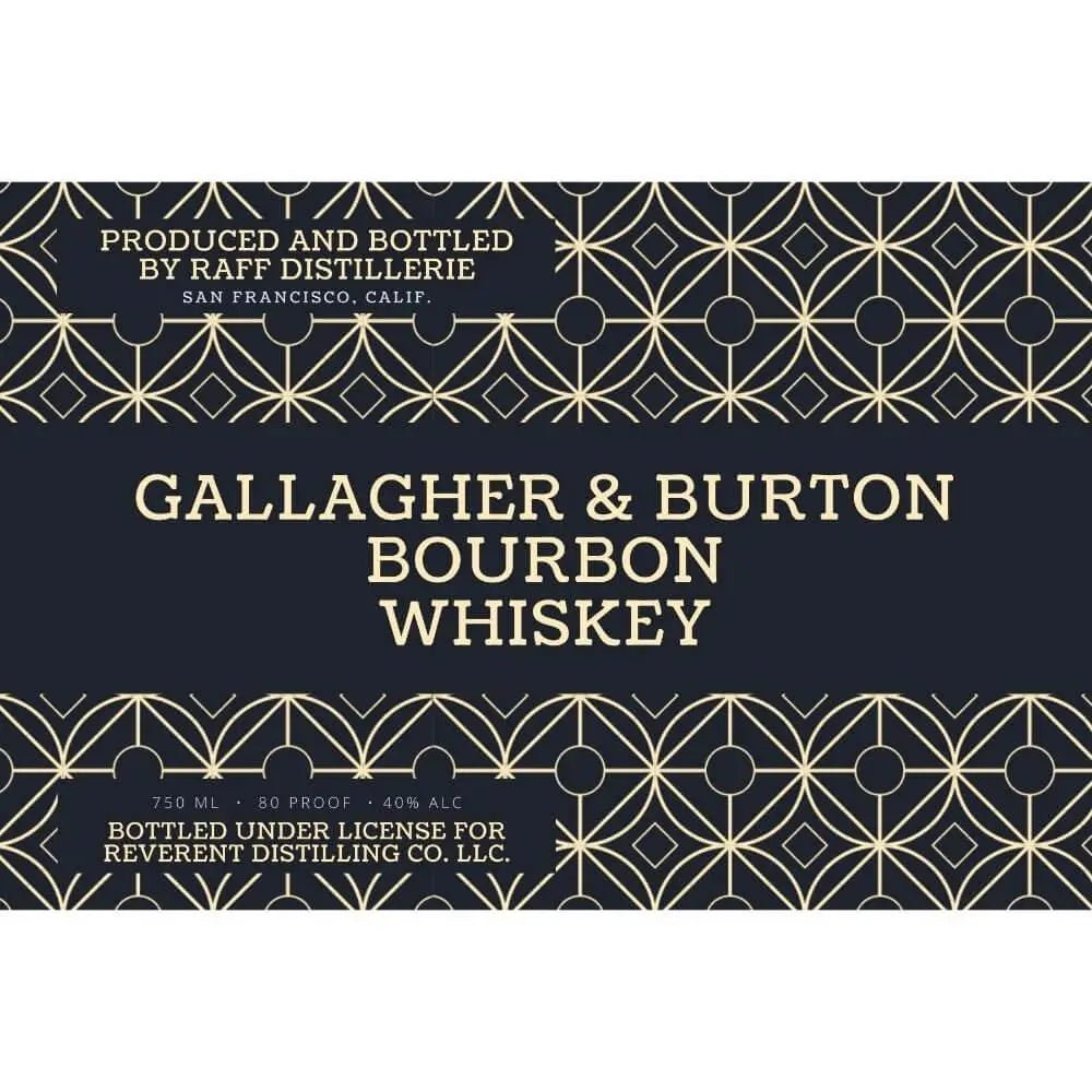 Gallagher &amp; Burton Bourbon Whiskey - Main Street Liquor