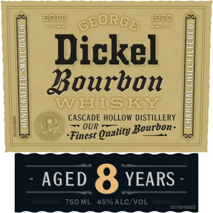 George Dickel 8 Year Old Bourbon - Main Street Liquor