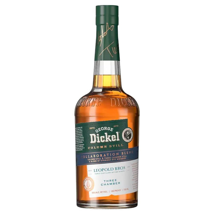 George Dickel x Leopold Bros Three Chamber Rye Collaboration Blend 2023 Release - Main Street Liquor