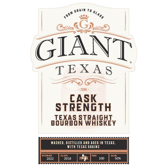 Giant Texas Cask Strength Straight Bourbon - Main Street Liquor