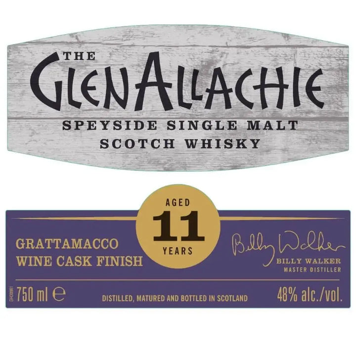 GlenAllachie 11 Year Old Grattamacco Wine Cask Finish - Main Street Liquor