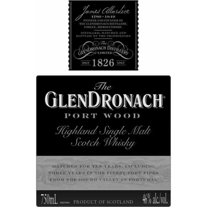 Glendronach Port Wood - Main Street Liquor