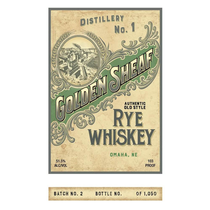 Golden Sheaf Authentic Old Style Rye - Main Street Liquor