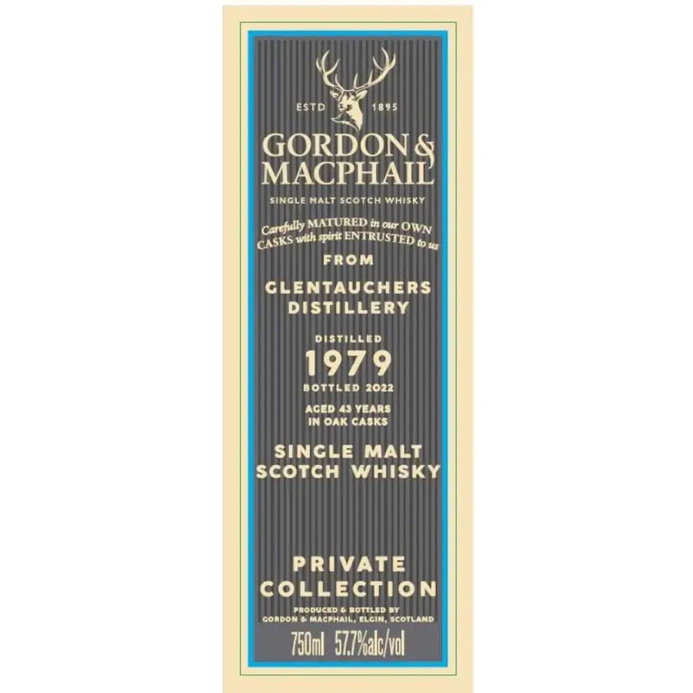 Gordon &amp; Macphail 1979 Glentauchers 43 Year Old - Main Street Liquor
