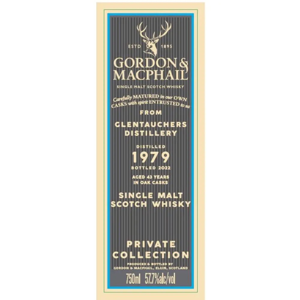 Gordon & Macphail 1979 Glentauchers 43 Year Old - Main Street Liquor