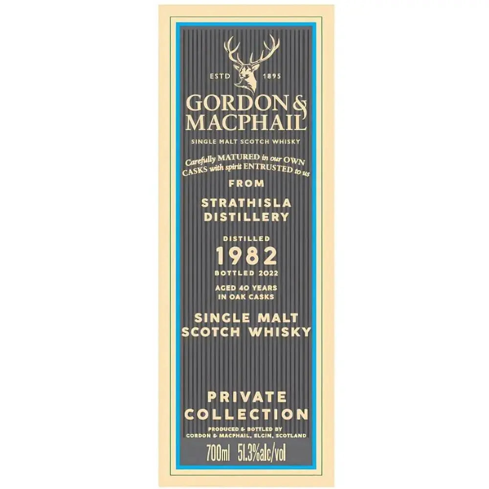 Gordon &amp; Macphail 1982 Strathisla 40 Year Old Private Collection - Main Street Liquor