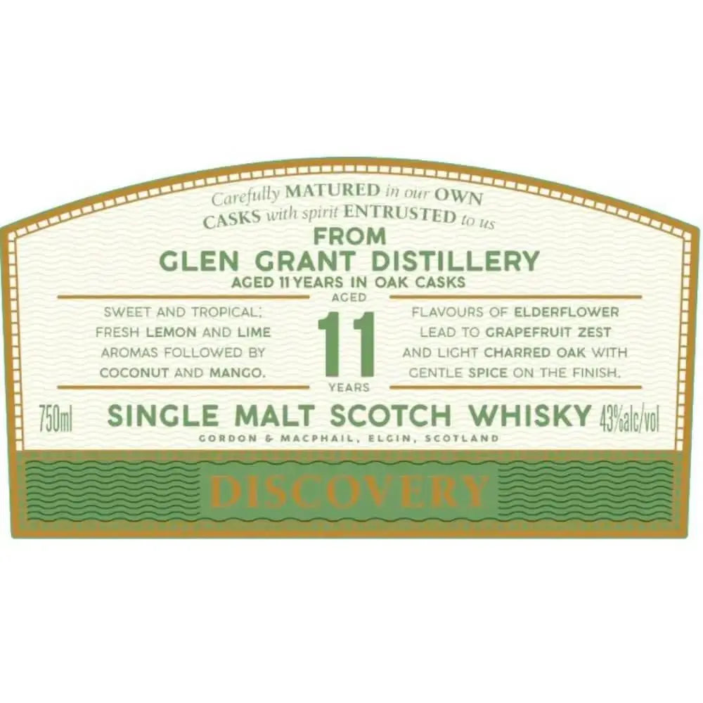 Gordon & Macphail Glen Grant 11 Year Old Discovery - Main Street Liquor