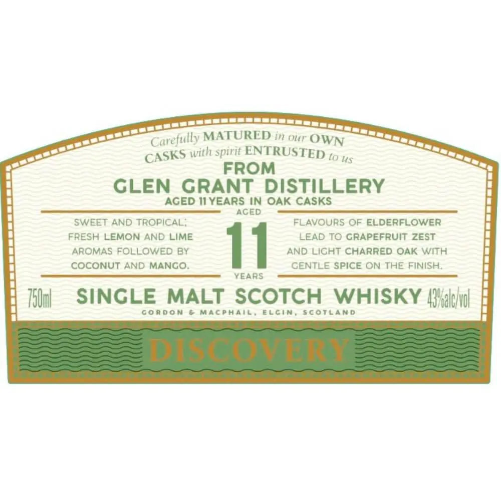Gordon & Macphail Glen Grant 11 Year Old Discovery - Main Street Liquor