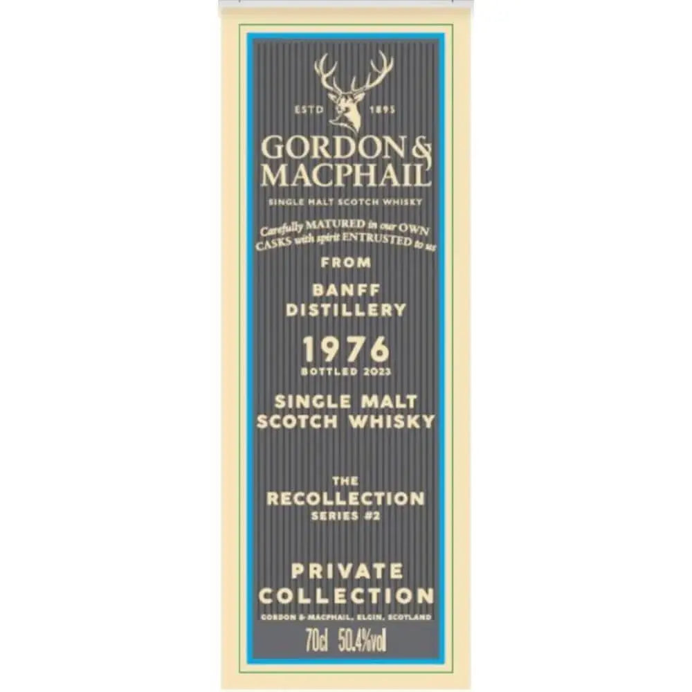 Gordon & Macphail The Recollection Series 2 46 Year Banff Distillery - Main Street Liquor