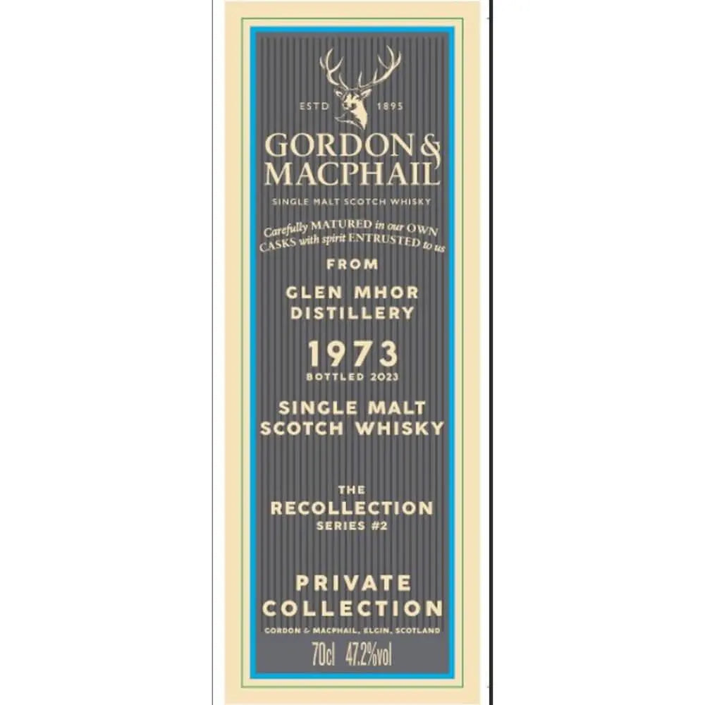 Gordon & Macphail the Recollection Series #2 49 Year Glen Mhor Distillery - Main Street Liquor