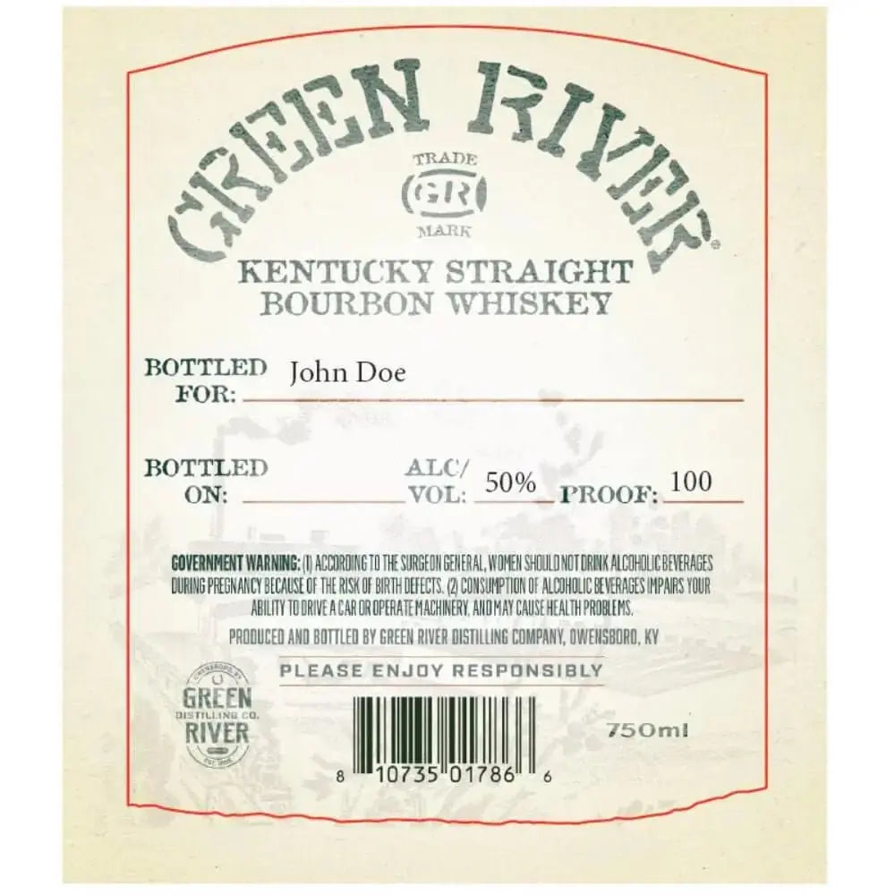 Green River Kentucky Straight Bourbon 100 Proof - Main Street Liquor