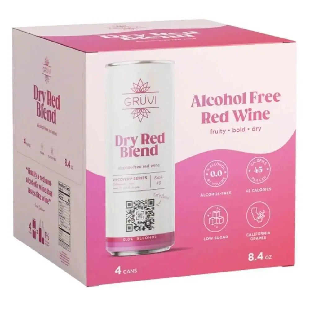 Gruvi Red Blend Non - Alcoholic 4PK - Main Street Liquor