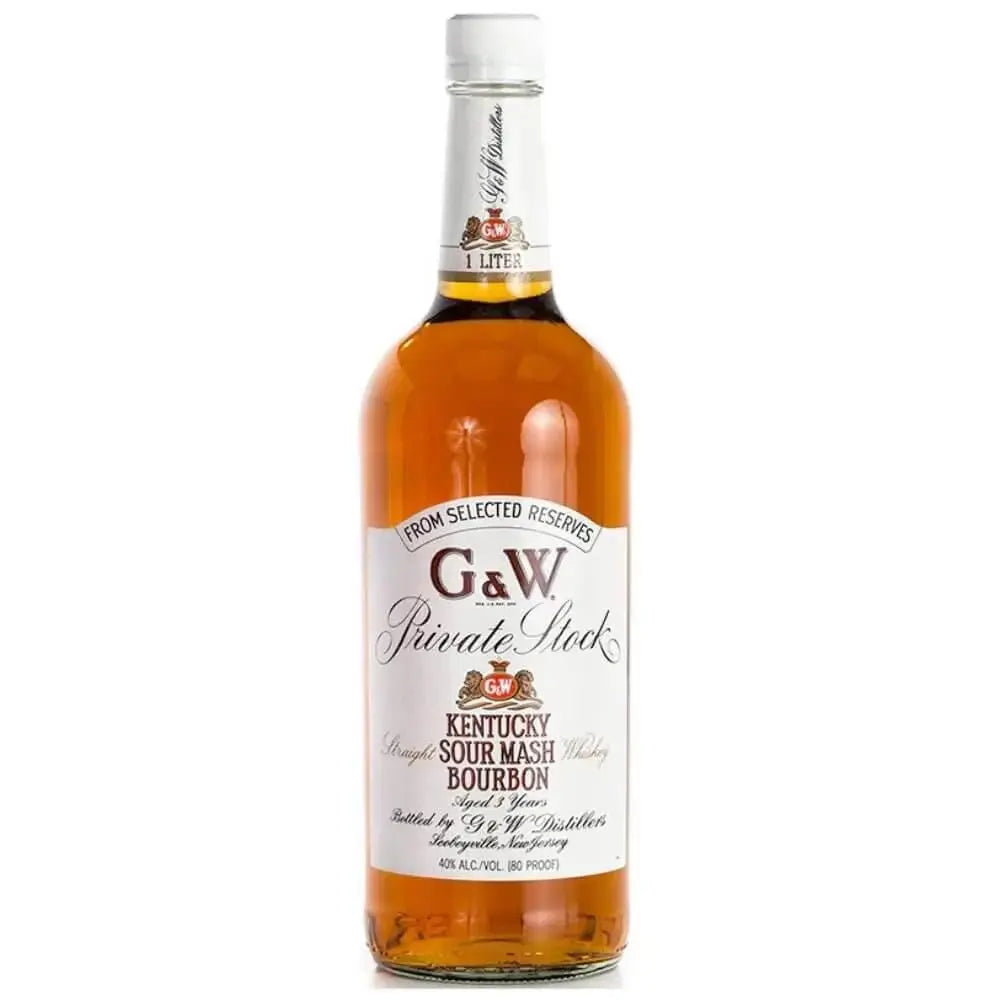 G&amp;W 3 Year Old Private Stock Kentucky Sour Mash Bourbon - Main Street Liquor