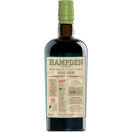 Hampden Estate 2010 LROK Pure Single Jamaican Rum - Main Street Liquor