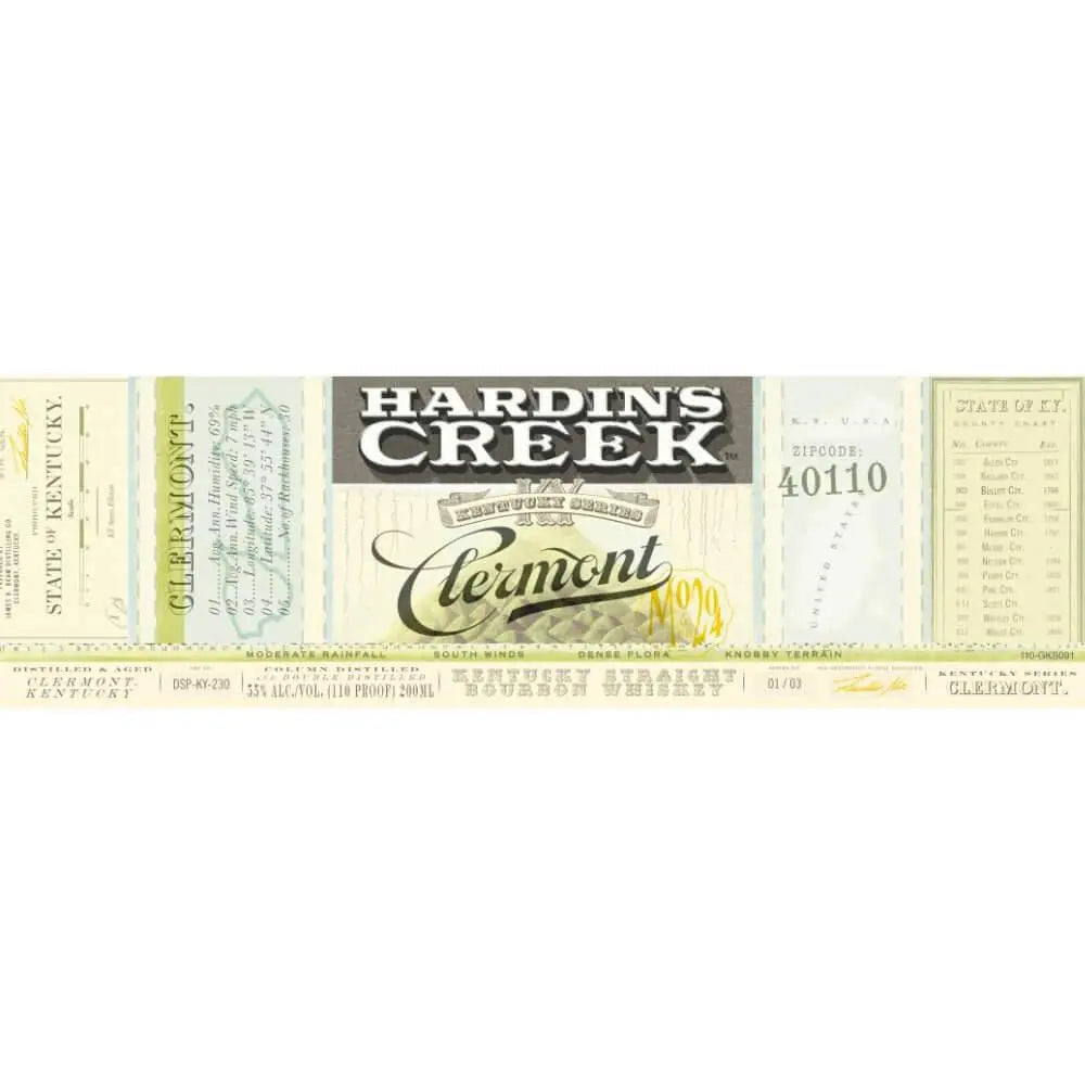 Hardin’s Creek Kentucky Series Clermont Bourbon - Main Street Liquor