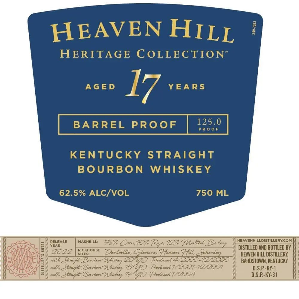 Heaven Hill Heritage Collection 17 Year Old Bourbon 1st Edition - Main Street Liquor