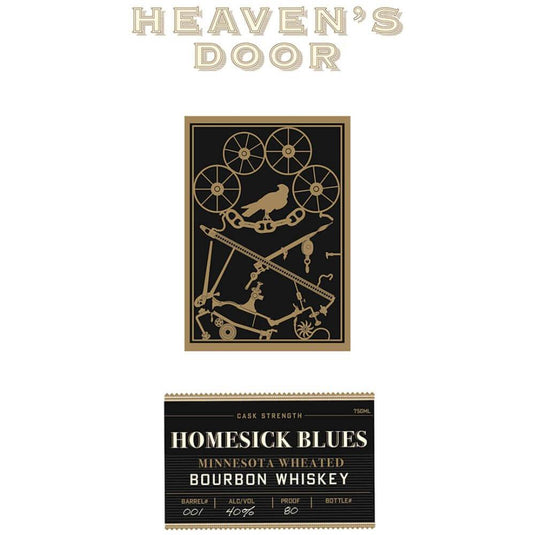 Heaven’s Door Homesick Blues Minnesota Wheated Bourbon - Main Street Liquor
