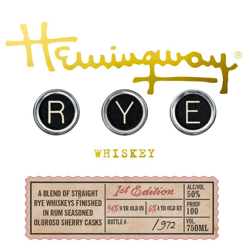 Load image into Gallery viewer, Hemingway Rye Whiskey 1st Edition - Main Street Liquor
