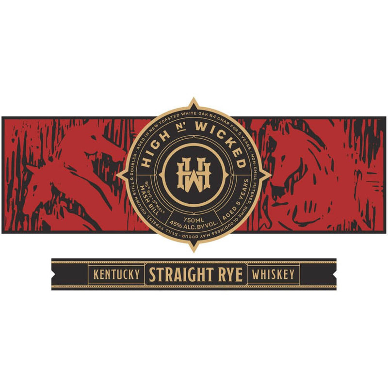 Load image into Gallery viewer, High N’ Wicked 5 Year Old Kentucky Straight Rye Whiskey - Main Street Liquor
